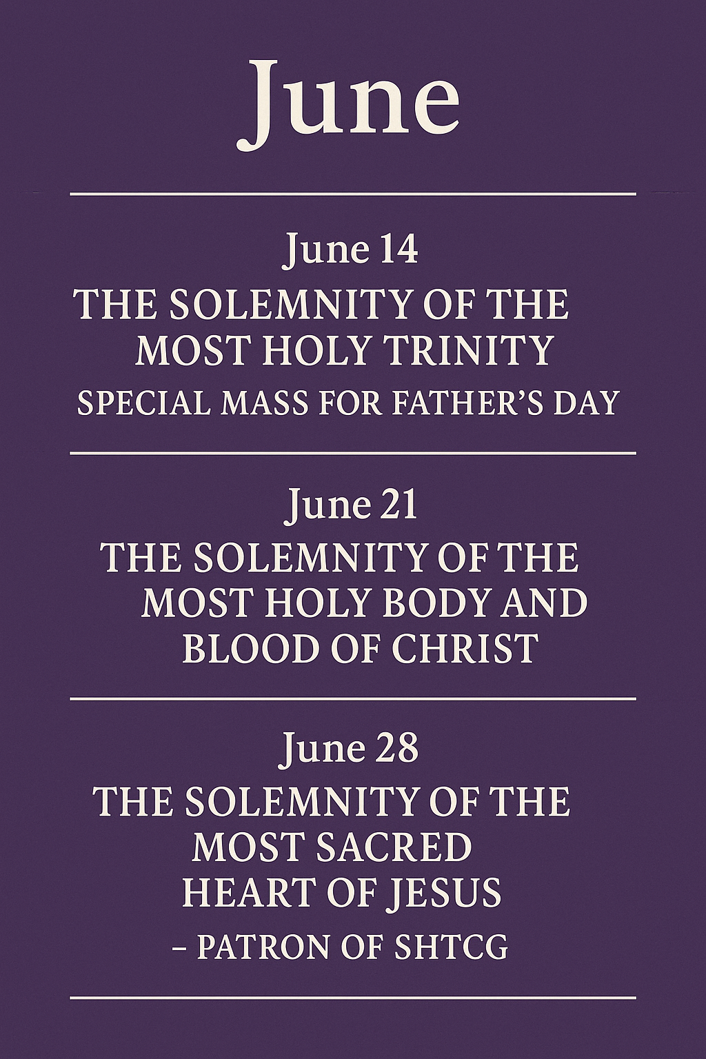 Sacred Heart Tamil Catholic Group